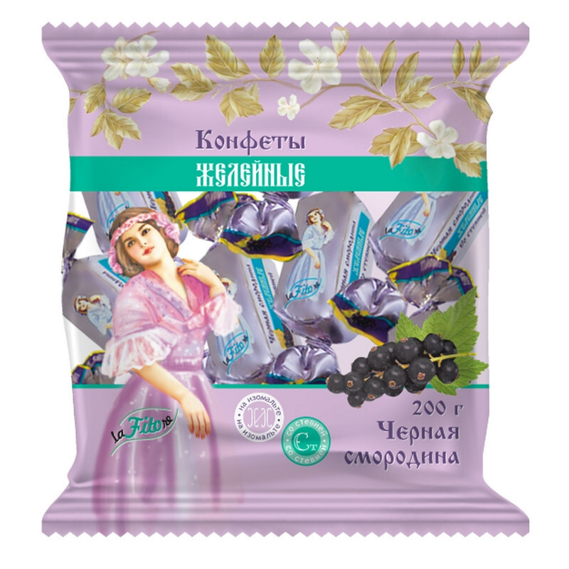 Конфеты "LaFITOre" желейные черная смородина с изомальтом и стевией - в магазине Моя диета