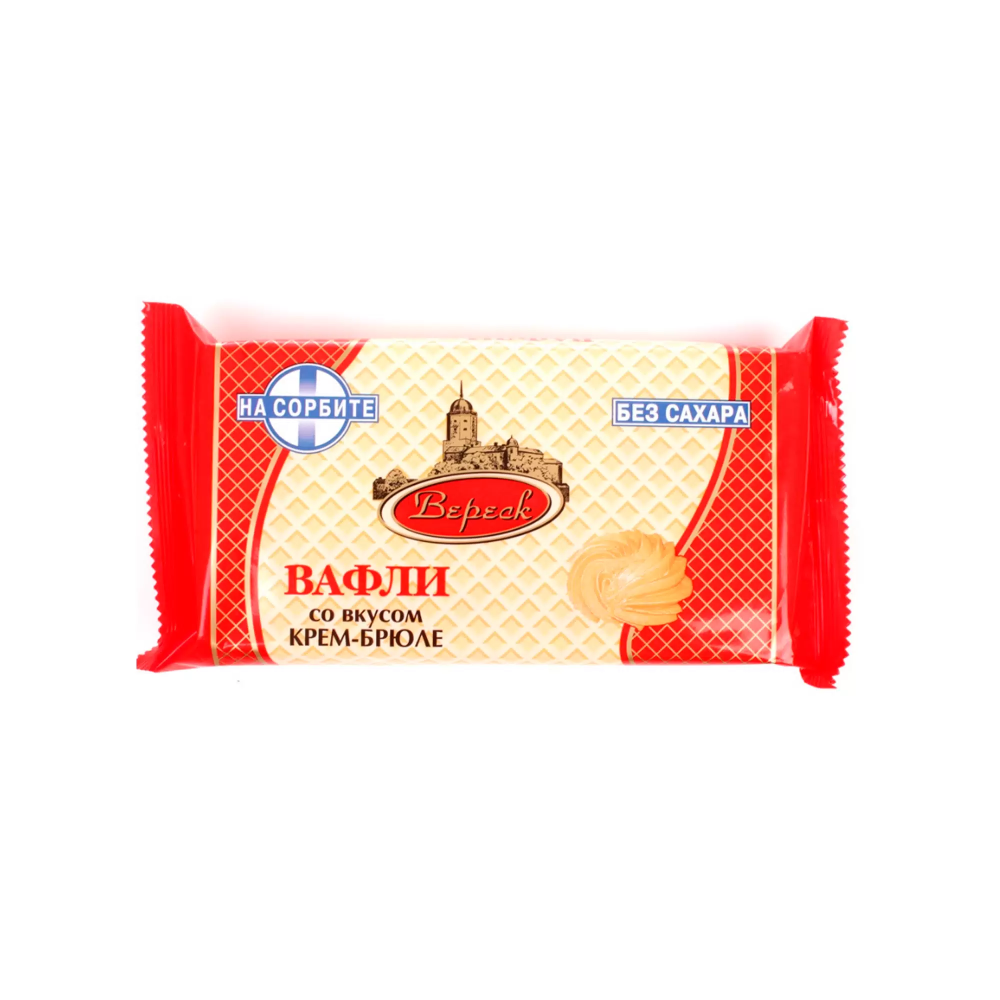 Вереск Вафли со вкусом крем-брюле на сорбите - в магазине Моя диета