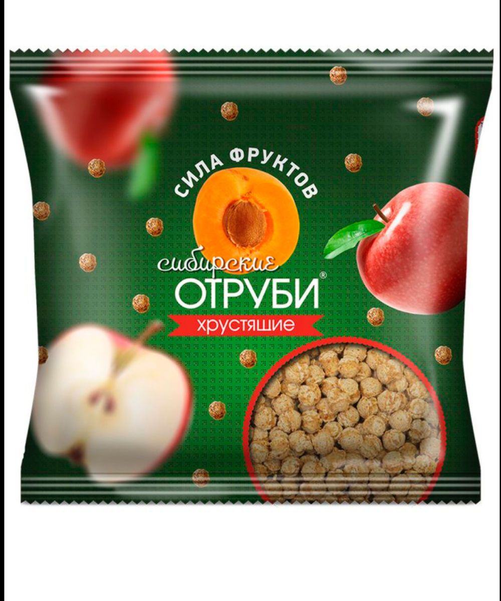 Отруби Сибирские хрустящие ”Сила Фруктов” 