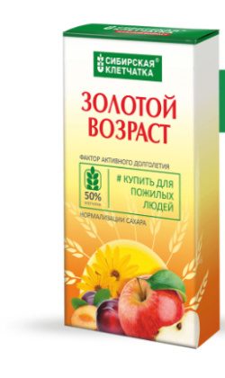 Клетчатка Сибирская ЗОЛОТОЙ ВОЗРАСТ 