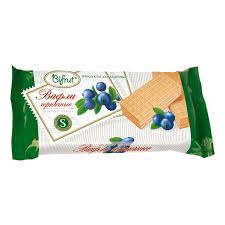 Вафли Bifrut черничные на сорбите