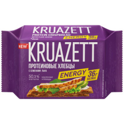 Хлебцы “КРУАЗЕТТ” протеиновые, обогащенные белком с семенами льна