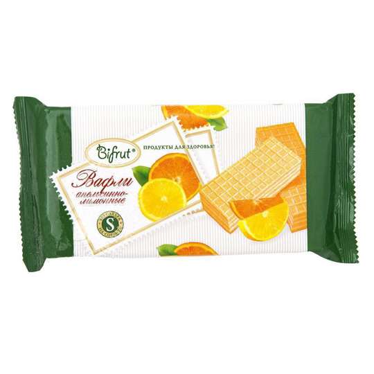 Вафли Bifrut апельсинно-лимонные на сорбите - в магазине Моя диета