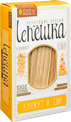 Хлебцы хрустящие Lепёшка кунжут и сыр